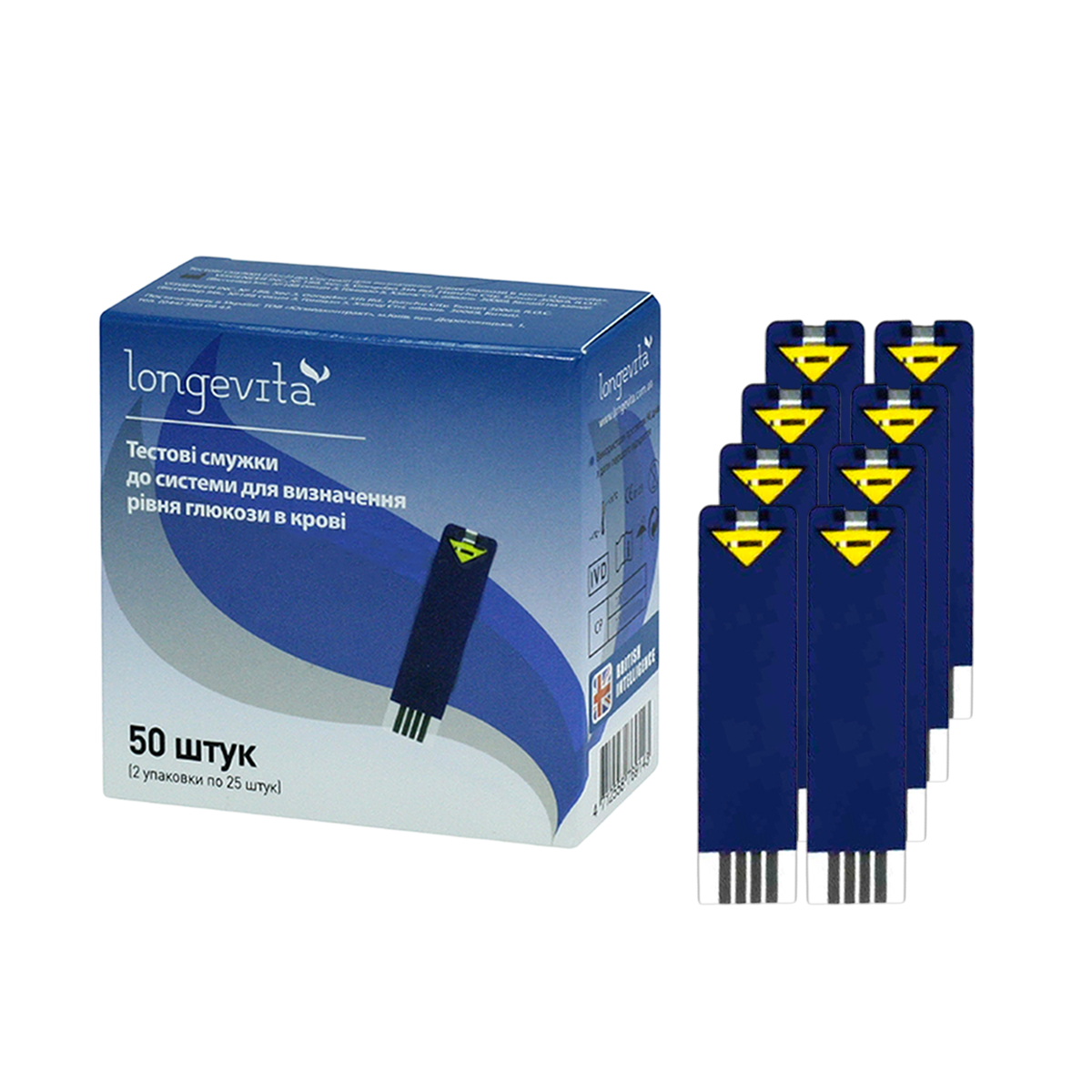 Тест-смужки Longevita No50/400 штук