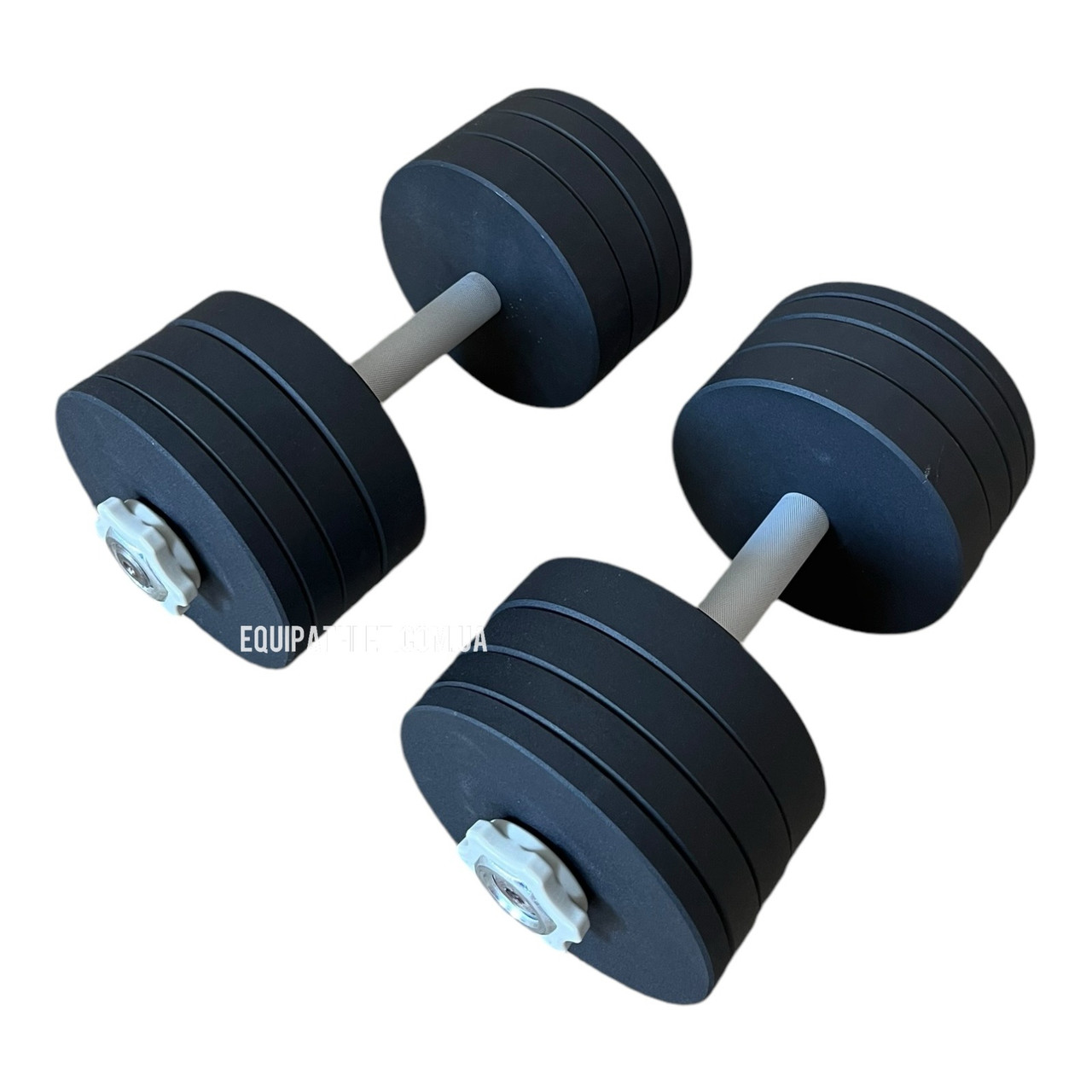 Гантелі розбірні металеві сталеві 2 шт по 30 кг з порошковим фарбуванням, фото 1