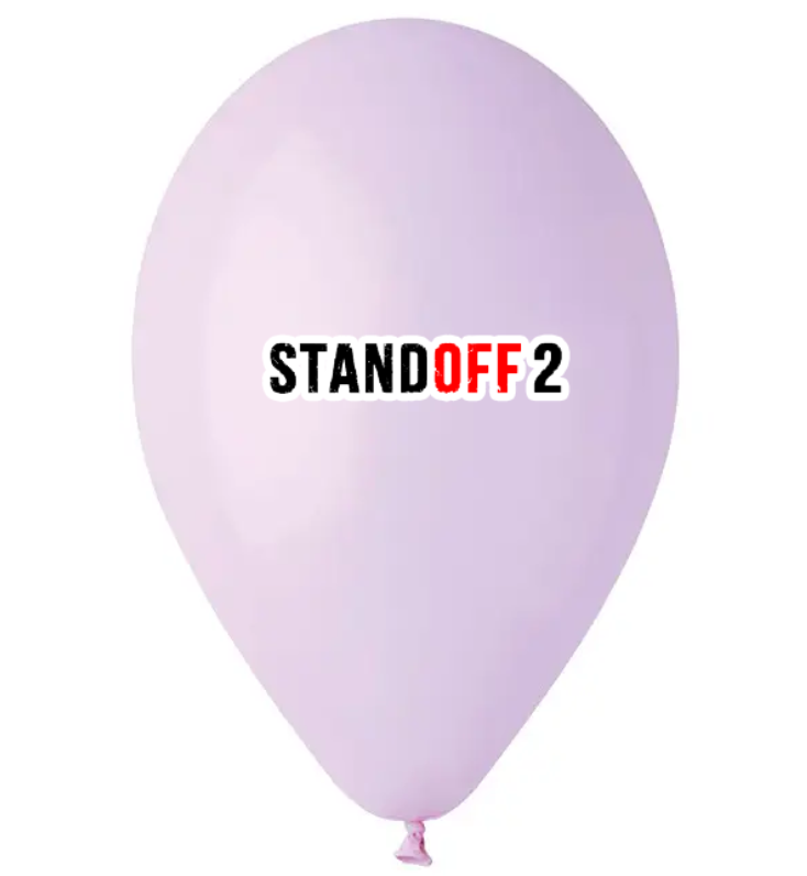 Наклейка на шар "Стандофф / Standoff" 18"  (без кульки)