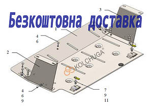 Захист двигуна Renault Trafic (2014-) (Захист двигуна Рено Трафік) Кольчуга