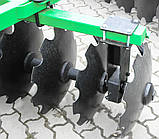 Дисковий культиватор навісний Бомет 2 м борона (18 дисків: "ромашка" -  510 мм) лущильник до трактора від 40 к.с., фото 5