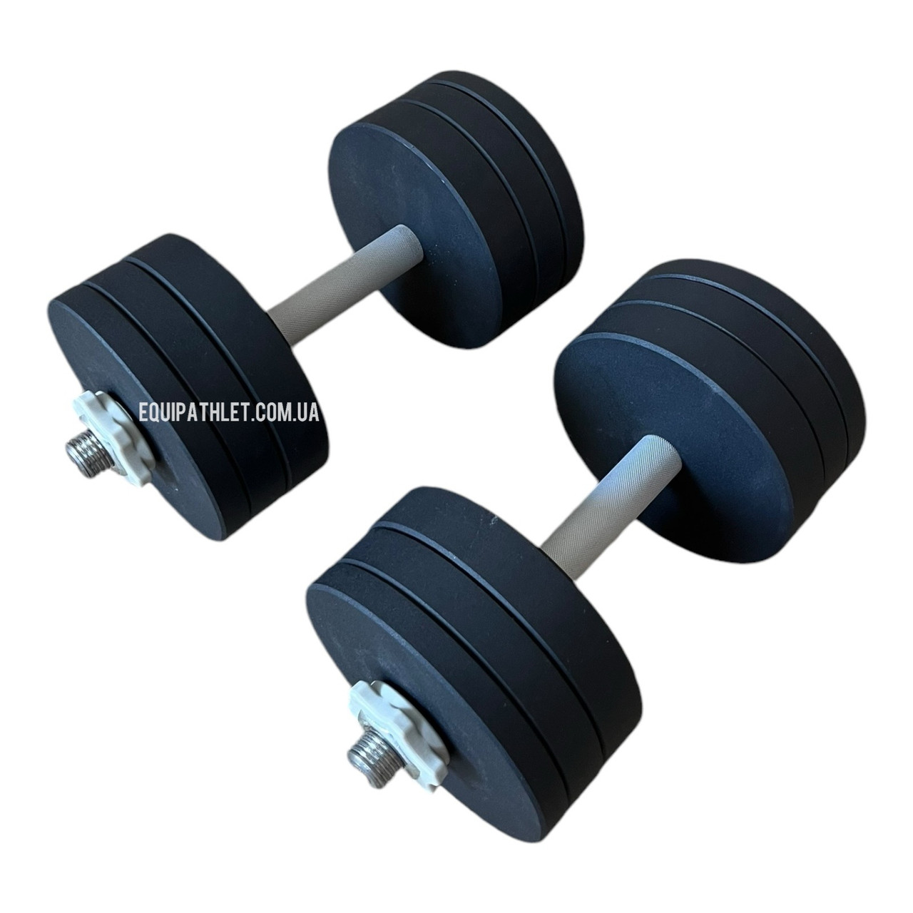 Гантелі збірні металеві сталеві 2 шт по 26 кг з порошковим фарбуванням, фото 1