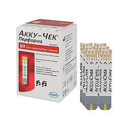 Тест-смужки Аку-Чек Перформа 50 шт. (Accu-Chek Performa)/300 штук