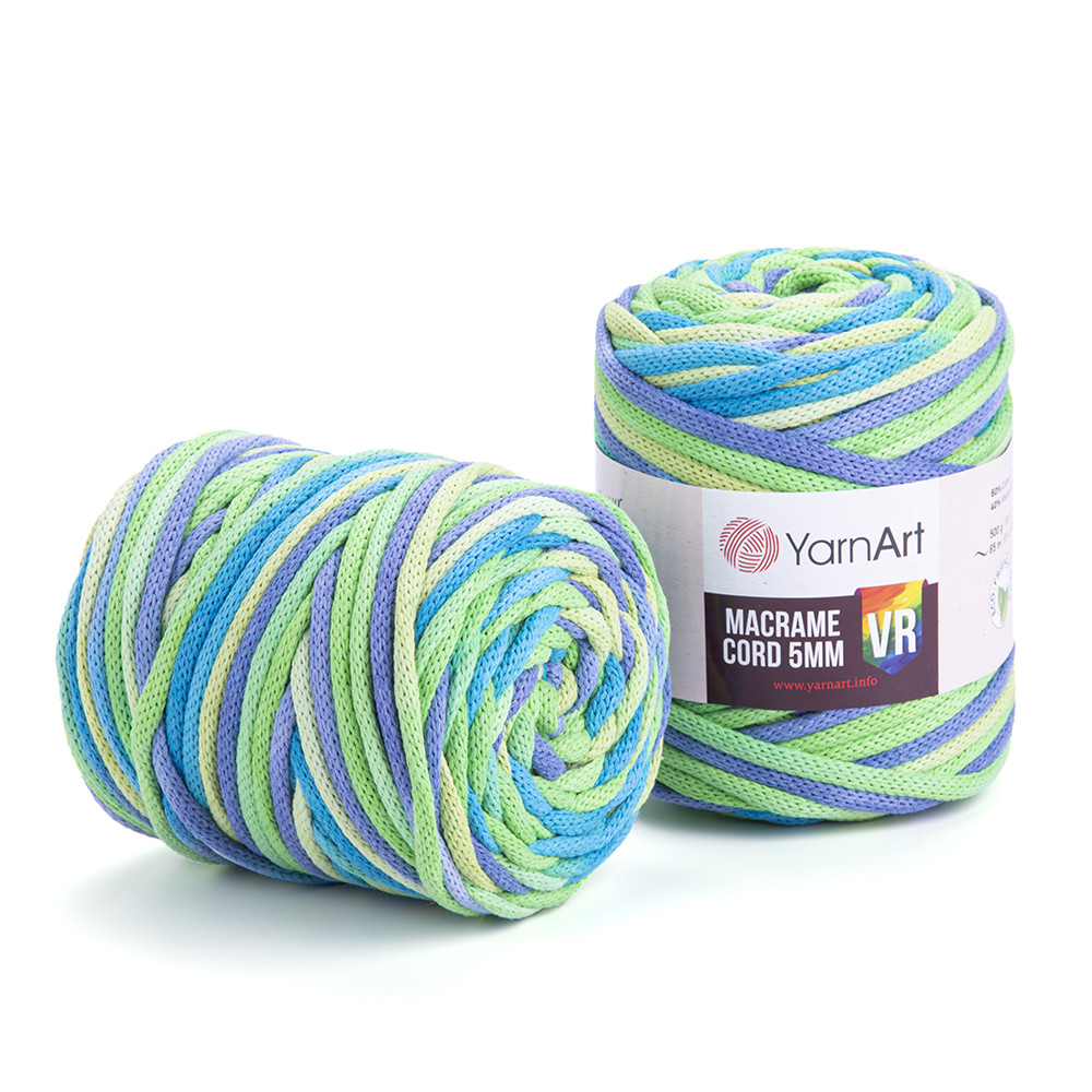 Пряжа Yarnart Macrame Cord 5 мм VR № 920 (Ярнарт Макраме Корд 5 мм VR), фото 1