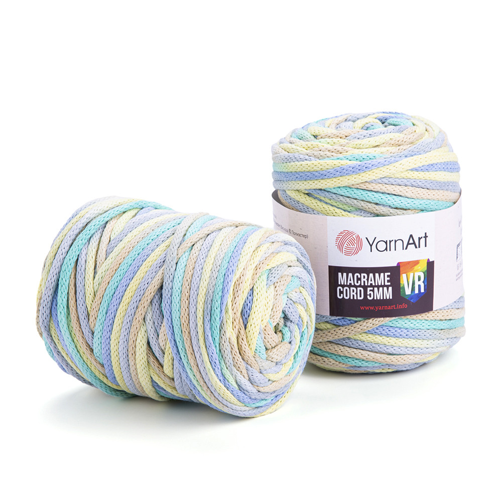 Пряжа Yarnart Macrame Cord 5 мм VR № 924 (Ярнарт Макраме Корд 5 мм VR), фото 1