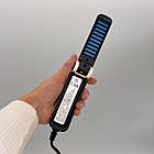 Випрямляч для бороди та волосся Beard Straightener / Чоловічий стайлер для волосся та бороди / Утюжок-гребінець, фото 6