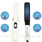 Випрямляч для бороди та волосся Beard Straightener / Чоловічий стайлер для волосся та бороди / Утюжок-гребінець, фото 5