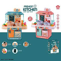 Дитяча кухня 1111 батарейна 2 види зі світлом звуком паром та водою, фото 2