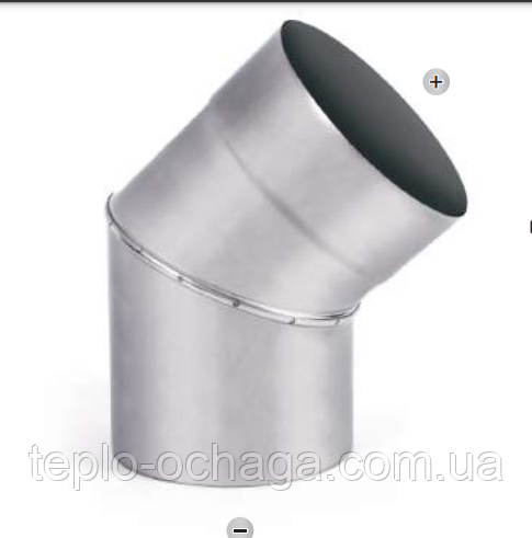 Коліно 45 Aisi 201, 304, 321 ВЕНТ УСТРІЙ