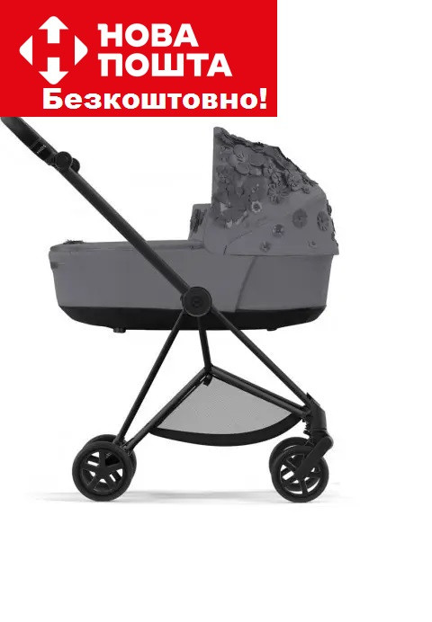 Коляска-люлька Cybex Mios Lux Simply Flowers Grey, фото 1