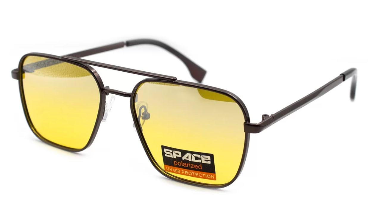 Жовті окуляри з поляризацією Space SPC50022-C2-9 polarized (yellow-mirror gradient)