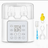 Подогреватель и стерилизатор для детских бутылочек на две бутылочки с таймером и отложенным запуском Warmer 2С