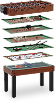 Настільна гра Garlando Multi 12 in1 (MULTI12CIRLNO) настільний футбол, більярд, хокей, боулінг, шаффлборд