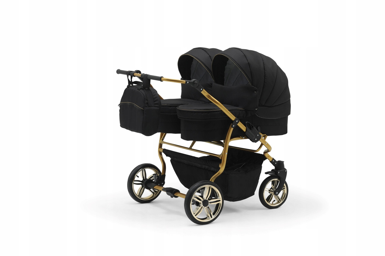 Коляска для двійнят ELCAR Duet Lux Gold 3в1