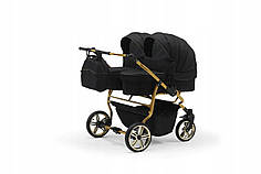 Коляска для двійнят ELCAR Duet Lux Gold 3в1