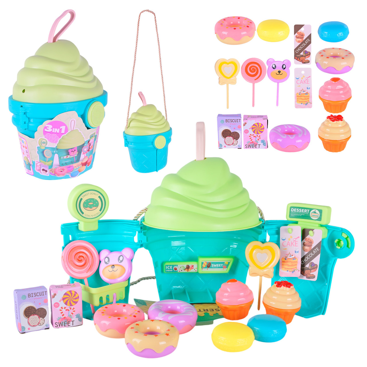 Набір продуктів 688-200A кекси з аксесуарами, фото 1