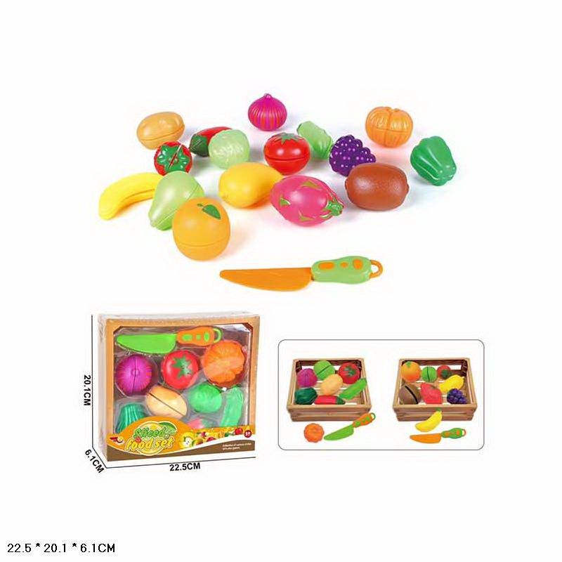 Набір продуктів CF-8006 овочі та фрукти в ящику, фото 1