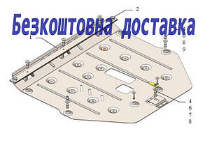 Захист двигуна Honda Civic ліфтбек (2021-) (Захист двигуна Хонда Цивік 11) Кольчуга