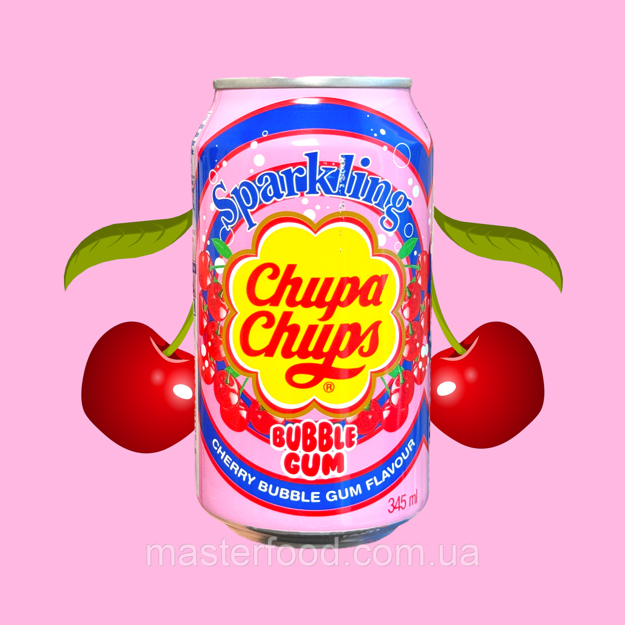 Напій Chupa Chups Вишня Cherry bubble gum 0,345л