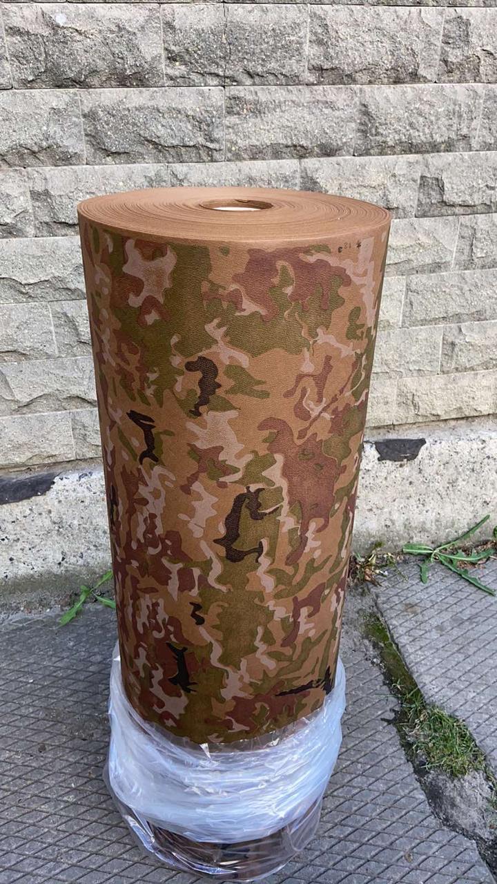 Рулон тканини 250м Спанбонд Хвойний ліс для маскувальних сіток