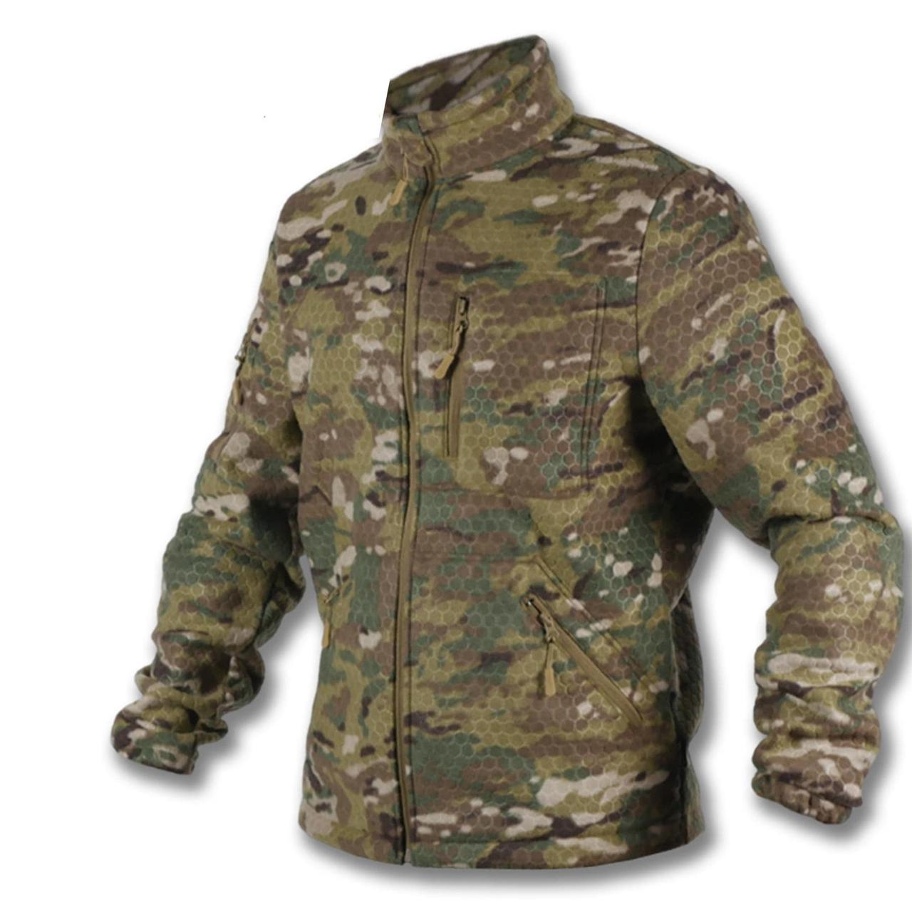 Тактична флісова Кофта Militex для військових ЗСУ | Windblock Tactical Multicam mod. 4 S(48)