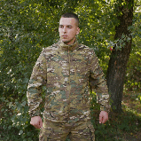 Тактична флісова Кофта Militex для військових ЗСУ | Windblock Tactical Multicam mod. 4 S(48), фото 8