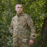 Тактична флісова Кофта Militex для військових ЗСУ | Windblock Tactical Multicam mod. 4 S(48), фото 9