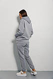 Костюм ARjen жіночий спортивний толстовка капюшон 46/48 сірий, фото 3