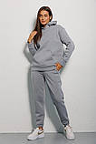 Костюм ARjen жіночий спортивний толстовка капюшон 46/48 сірий, фото 2