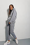 Костюм ARjen жіночий спортивний толстовка капюшон 46/48 сірий, фото 4