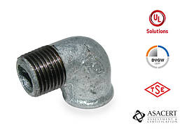 Кут (коліно) 90° оцинкований ЗВ 1/2" Hydro-T