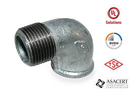 Кут (коліно) 90° оцинкований ЗВ 3/4" Hydro-T