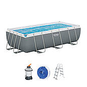 Басейн каркасний BestWay (56442) 404х201х100 см пісочний фільтр-насос
