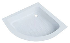 Піддон душовий 80х80 напівкруглий акриловий KO&PO 208