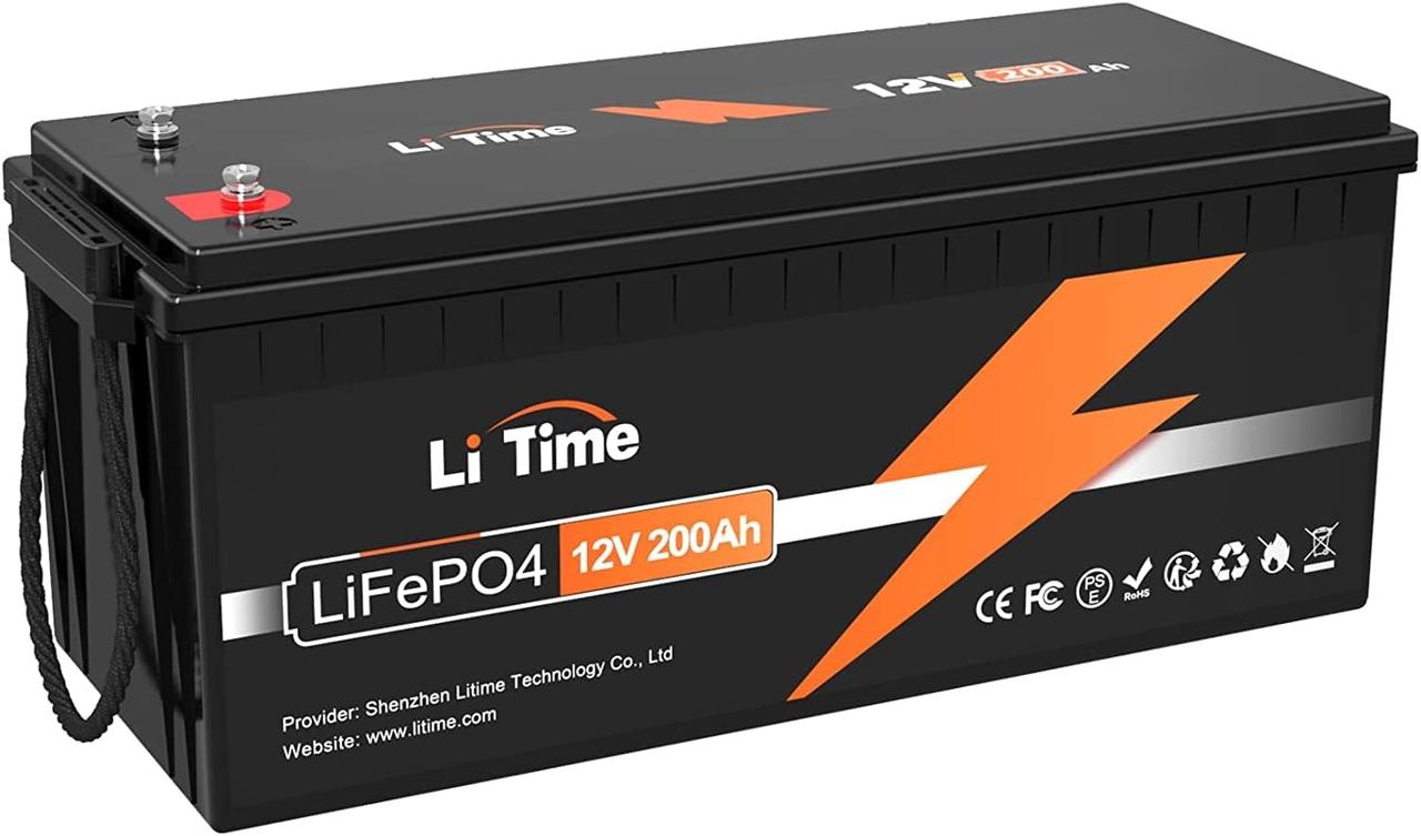Акумулятор LiTime LiFePO4 12V200Ah, BMS 100A