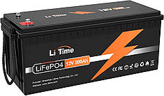 Акумулятор LiTime LiFePO4 12V200Ah, BMS 100A