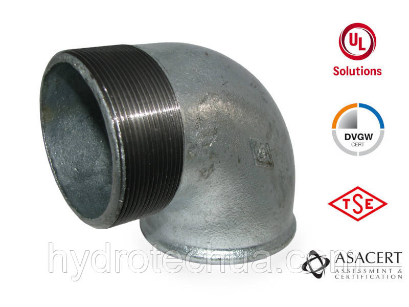 Кут 90° оцинкований ЗВ 3" Hydro-T