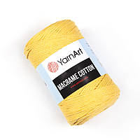 Пряжа Yarnart Macrame Cotton №764 жовтий (Ярнарт Макраме котон)