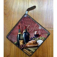 Підставка під гарячий Limited Edition WINE TIME квадро. 17х17см (B160074)