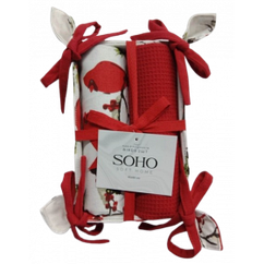 Набір рушників SOHO 40*60 см бавовна 100% Birds 2 шт.