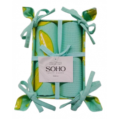 Набір рушників SOHO 40*60 см бавовна 100% Lemon 2 шт.