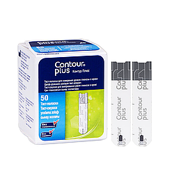 Тест-смужки Контур Плюс 50 шт. (Contour Plus)/100 штук