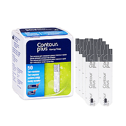 Тест-смужки Контур Плюс 50 шт. (Contour Plus)/400 штук