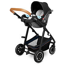 Коляска універсальна 3в1 Lionelo Amber Navy Blue Синя, фото 3