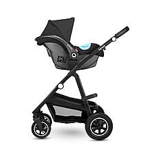 Коляска універсальна 3в1 Lionelo Amber Lovin Чорна, фото 3