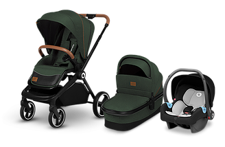 Коляска універсальна 3в1 Lionelo Mika Green Forest Зелена, фото 2