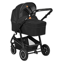 Коляска універсальна 3в1 Lionelo Bianka Black Onyx Чорна, фото 2