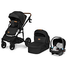 Коляска універсальна 3в1 Lionelo Mari Tour Black Onyx Чорна, фото 2