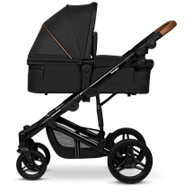 Коляска універсальна 3в1 Lionelo Mari Tour Black Onyx Чорна, фото 3