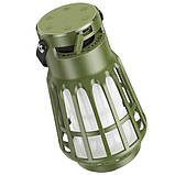 Бездротова колонка — лампа 2 в 1 Hoco BS61 Wild fun outdoor camping light зелена, фото 3